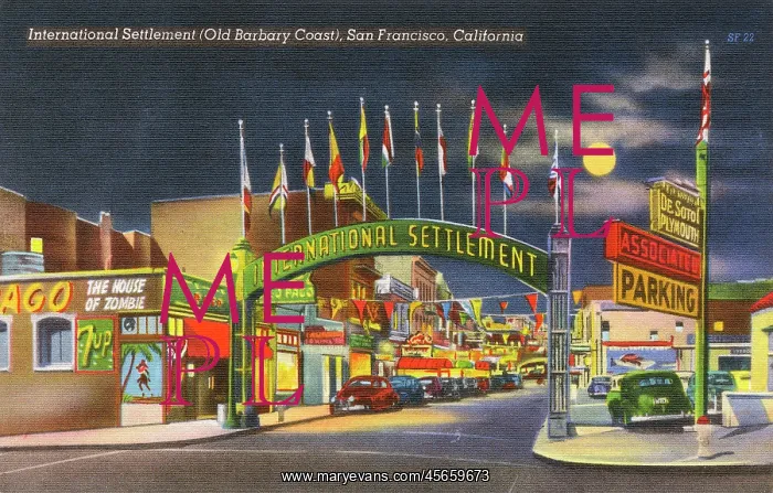 : International Settlement (Old Barbary Coast), San Francisco : International Settlement (Old Barbary Coast), San Francisco