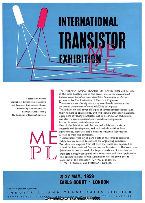 : International Transistor Exhibition : International Transistor Exhibition