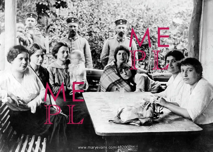 : Interned Russian students, 1914 : Interned Russian students, 1914