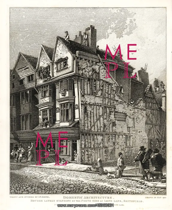 : Interregnum timber and plaster houses on Long : Interregnum timber and plaster houses on Long