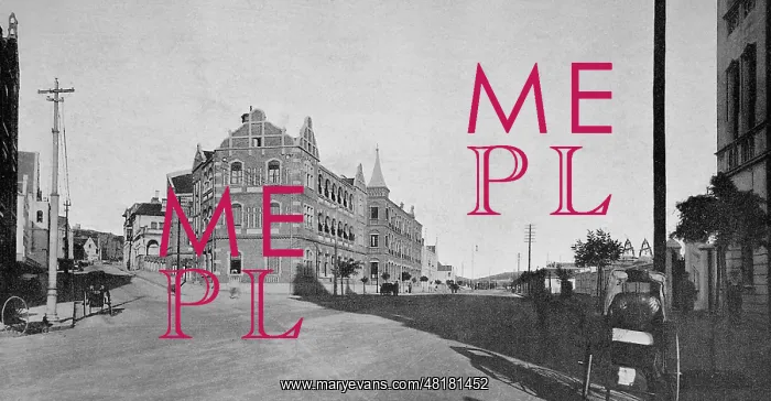 : Intersection in Quingdao, 1903 : Intersection in Quingdao, 1903