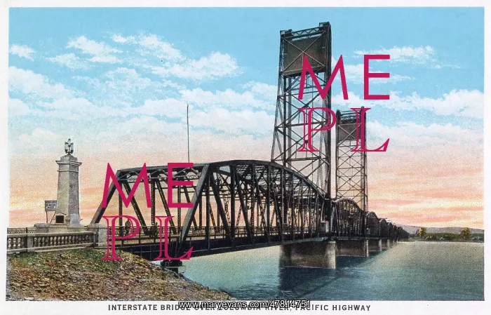  : Interstate Bridge, Columbia River, Pacific Highway, USA