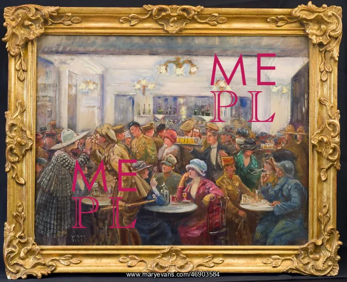  : Interval drinks at the Olympia, Paris, WW1