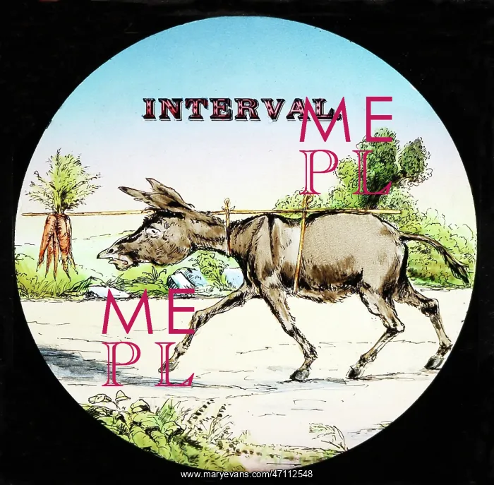  : Interval magic lantern slide, Victorian period