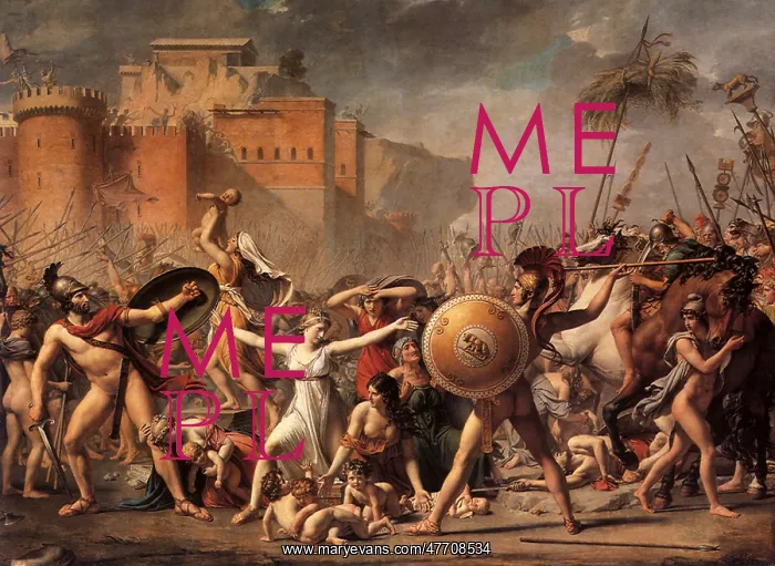 : Intervention of the Sabine Women, by Jacques-Louis David : Intervention of the Sabine Women, by Jacques-Louis David