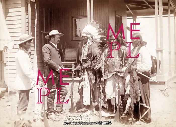 : The Interview. Three Cheyenne men, Standing ? : The Interview. Three Cheyenne men, Standing ?