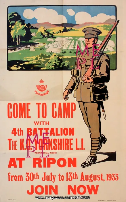  : Interwar Period Recruiting poster