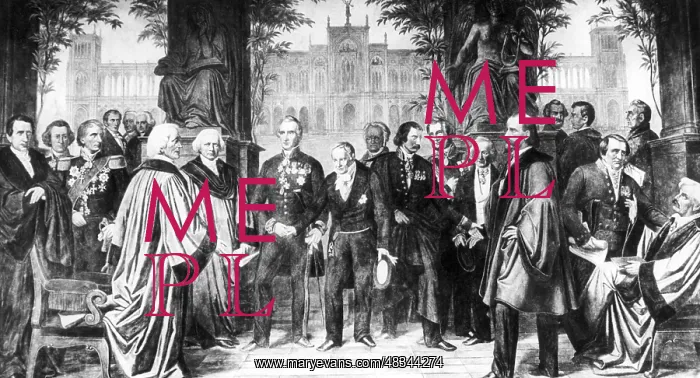 : Introduction of Humboldt to a circle of famous : Introduction of Humboldt to a circle of famous