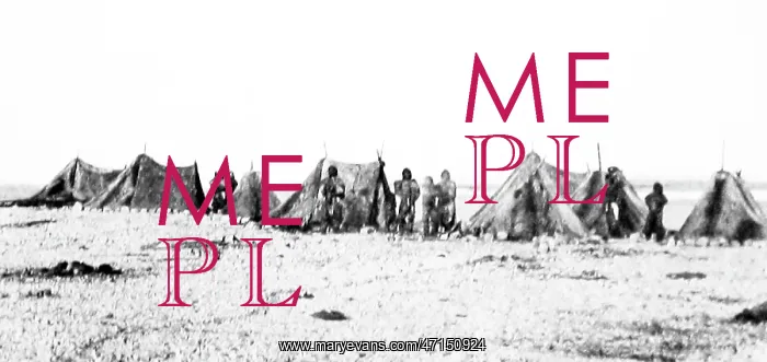  : Inuit camp in Greenland in 1890