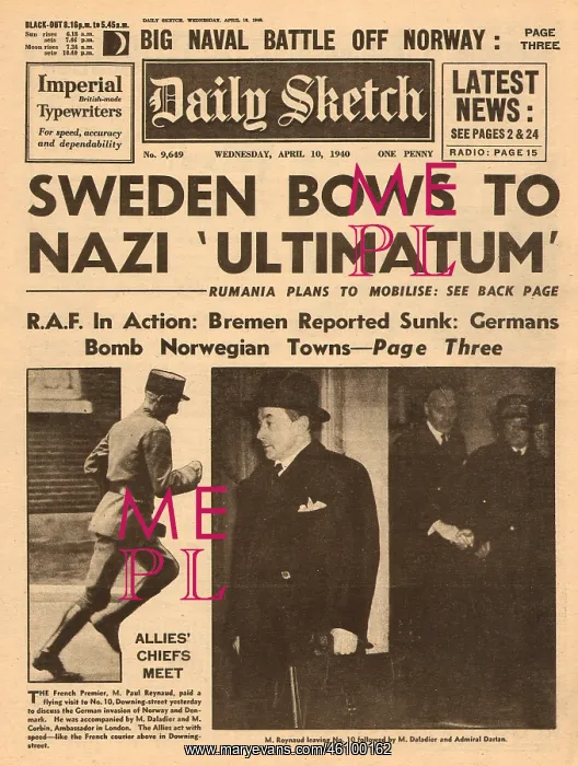 : Invasion of Norway and Denmark, WW2 : Invasion of Norway and Denmark, WW2
