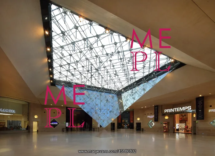 : Inverted Pyramid, Carrousel du Louvre, Paris, France : Inverted Pyramid, Carrousel du Louvre, Paris, France