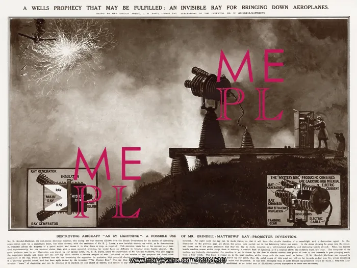: An invisible ray for bringing down aeroplanes 1924 : An invisible ray for bringing down aeroplanes 1924