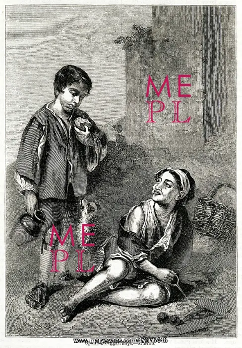 : Invitation to a Game of Argolla, by Murillo : Invitation to a Game of Argolla, by Murillo