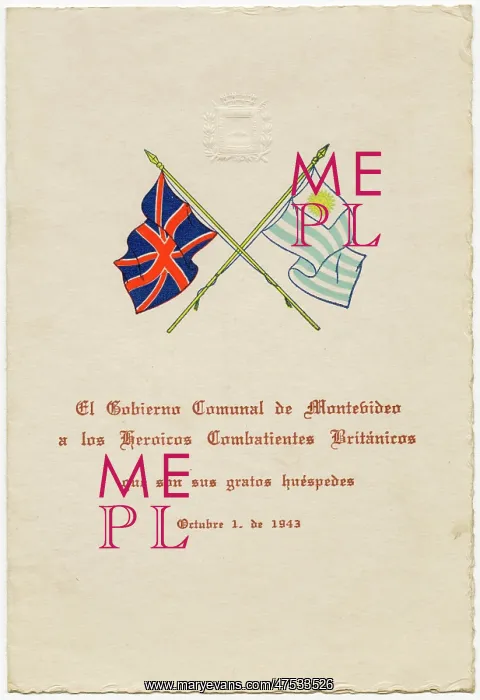 : Invitation from Montevideo government : Invitation from Montevideo government