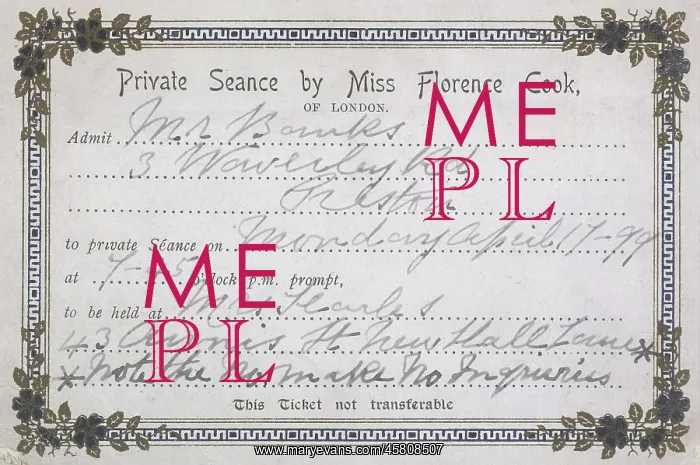  : Invitation to a private seance
