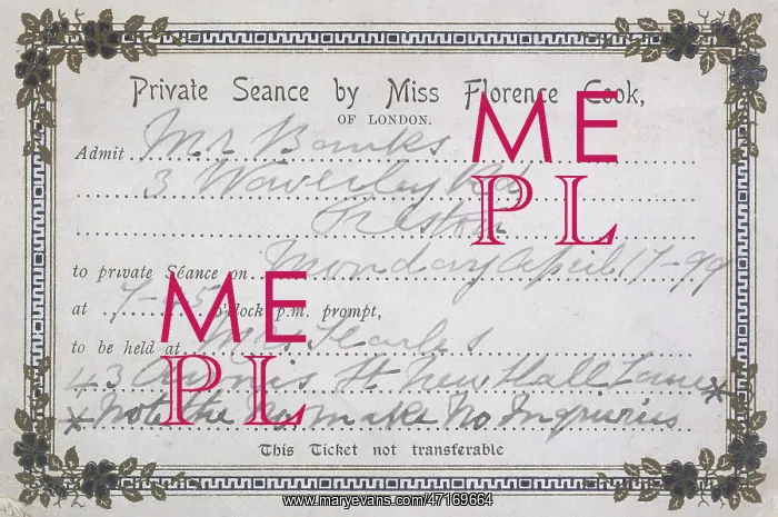  : Invitation to a private seance