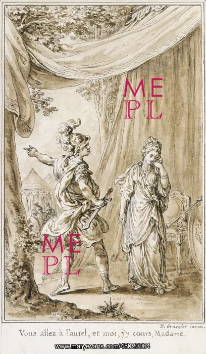 : Iphigenie: illustration for the Oeuvres by Jean Racine (1639-1699), volume 4 : Iphigenie: illustration for the Oeuvres by Jean Racine (1639-1699), volume 4
