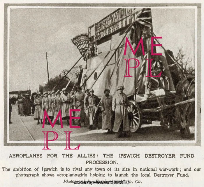 : Ipswich Destroyer Fund procession, 1918 : Ipswich Destroyer Fund procession, 1918