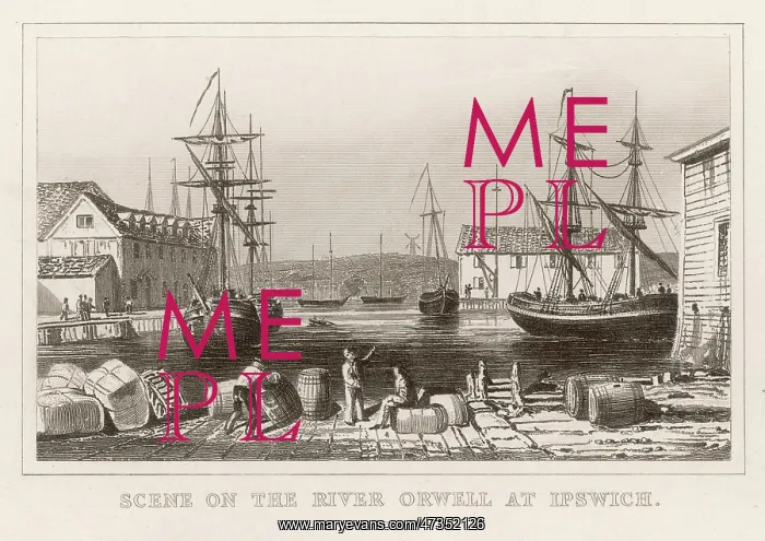 : IPSWICH HARBOUR SCENE : IPSWICH HARBOUR SCENE