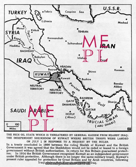 : Iraq-Kuwait tensions 1961 : Iraq-Kuwait tensions 1961