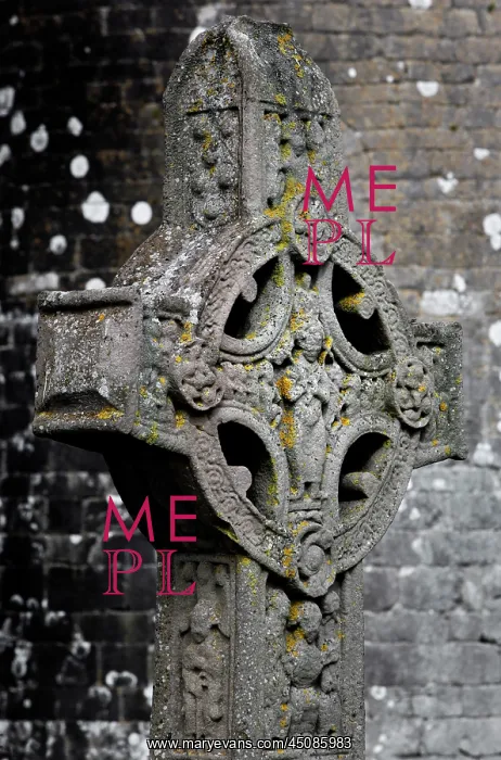 : Ireland. Detail of The Cross of the Scripture : Ireland. Detail of The Cross of the Scripture