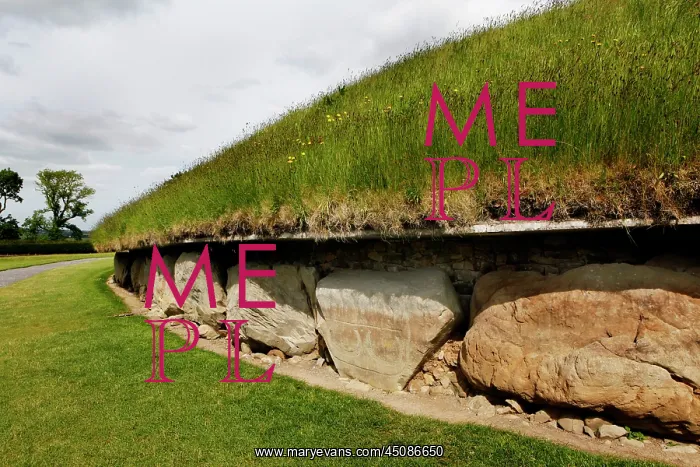 : Ireland. Detail of Kirbstones, Great Mound, Knowth, c : Ireland. Detail of Kirbstones, Great Mound, Knowth, c
