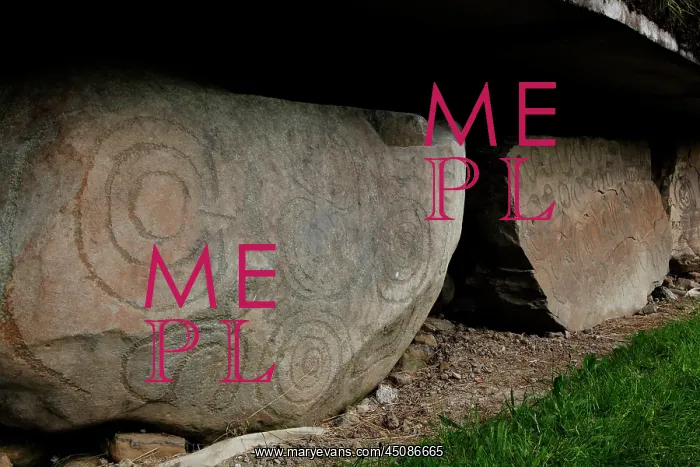 : Ireland. Detail of Kirbstones, Great Mound, Knowth, c : Ireland. Detail of Kirbstones, Great Mound, Knowth, c