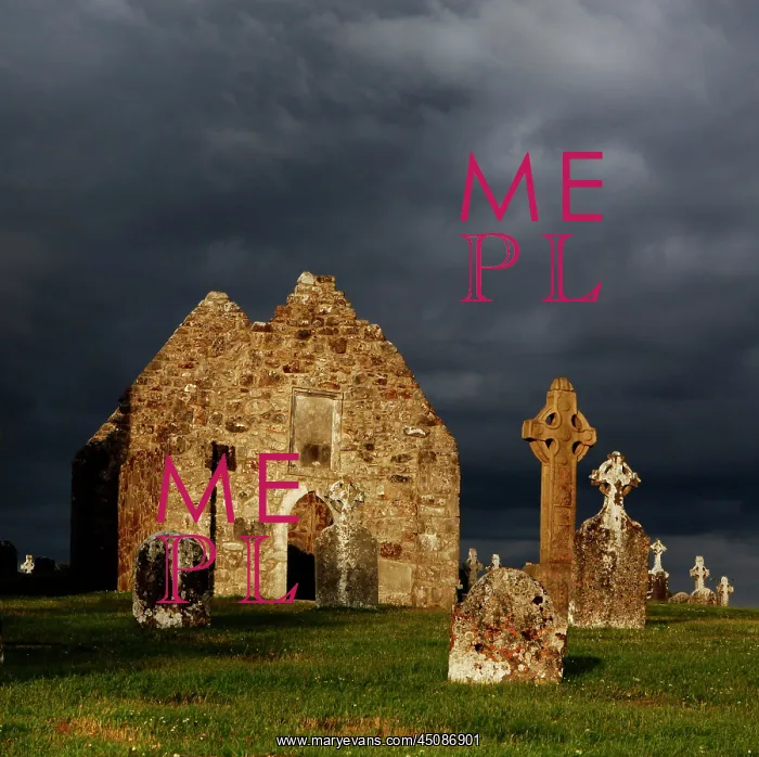 : Ireland. Low angle view of Temple Doolin or Dowling : Ireland. Low angle view of Temple Doolin or Dowling