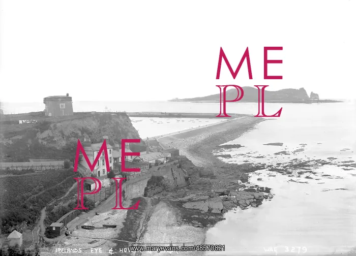 : Irelands Eye and Howth Harbour : Irelands Eye and Howth Harbour