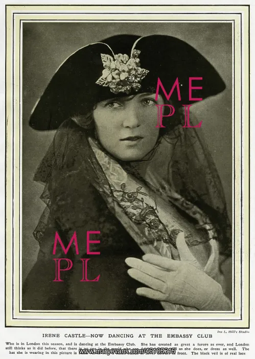: Irene Castle in 1923 : Irene Castle in 1923