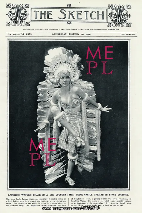 : Irene Castle in 1923 : Irene Castle in 1923