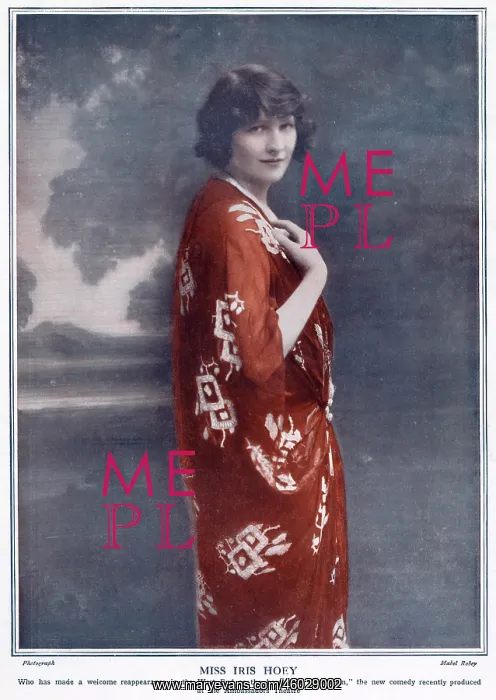  : Iris Hoey (1885 - 1979), British actress in the first half of the twentieth century