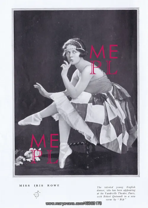 : Iris Rowe, the English dancer : Iris Rowe, the English dancer