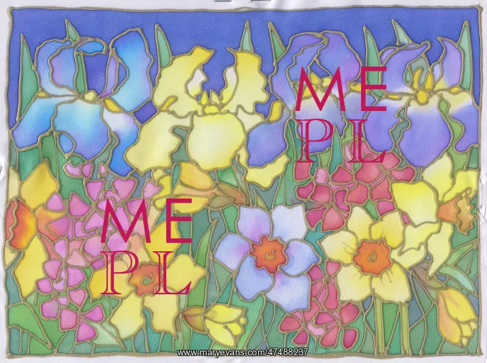 : Irises, Wallflowers and Daffodils