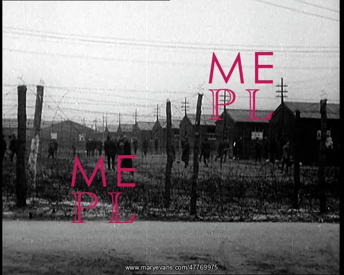 : Irish Prisoners Walking Across A Barbed Wire : Irish Prisoners Walking Across A Barbed Wire