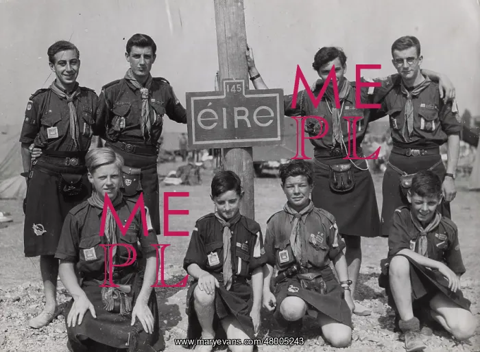 : Irish Scouts at World Jamboree : Irish Scouts at World Jamboree