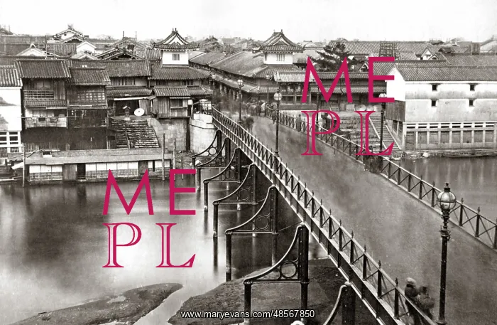  : The Iron Bridge, Osaka, Japan, 1870s
