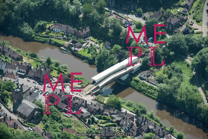  : The Iron Bridge undergoing restoration