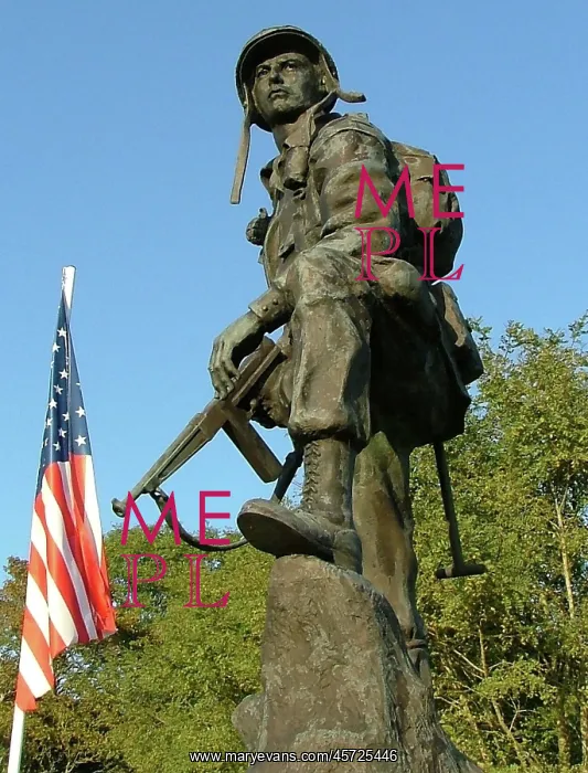 : Iron Mike US Paratrooper Memorial Normandy : Iron Mike US Paratrooper Memorial Normandy