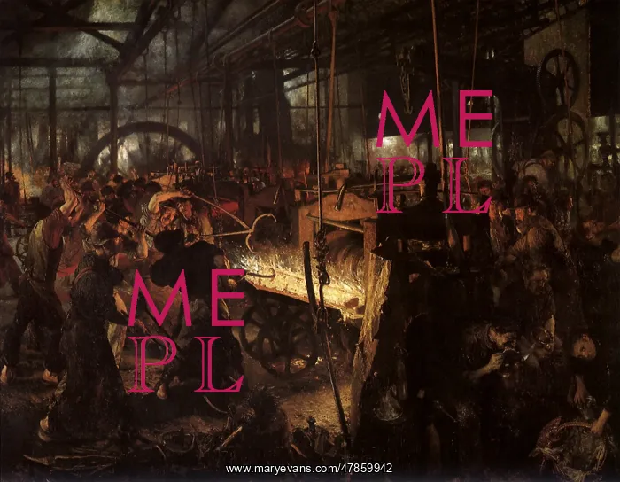  : The Iron Rolling Works, by Menzel