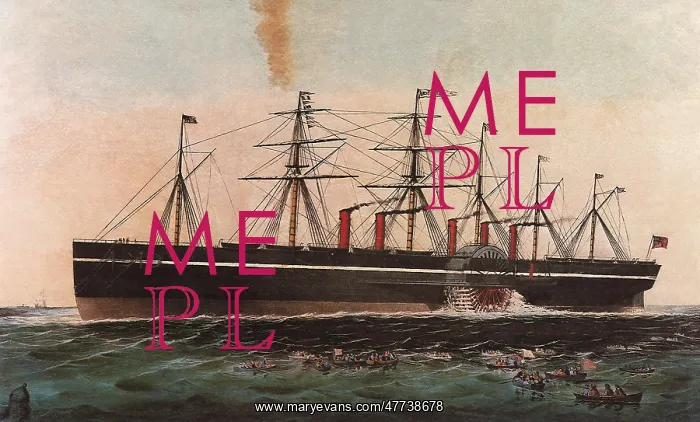 : The Iron Steam Ship Great Eastern 22, 500 Tons : The Iron Steam Ship Great Eastern 22, 500 Tons