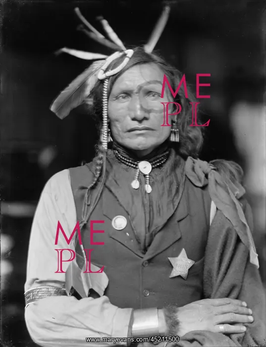 : Iron White Man, a Native American man of ? : Iron White Man, a Native American man of ?