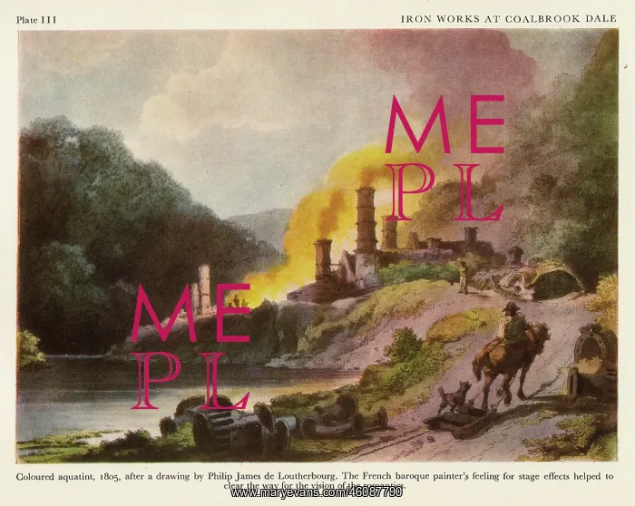 : Iron works at Coalbrook Dale : Iron works at Coalbrook Dale