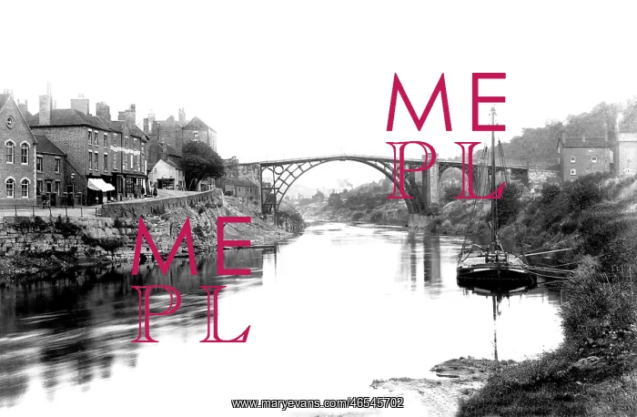  : Ironbridge, Bridge from the River 1892