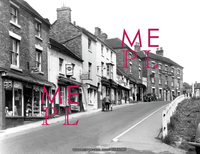  : Ironbridge, Tontine Hill c1955
