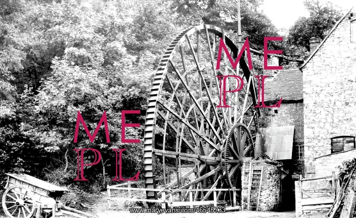  : Ironbridge, Waterwheel 1892