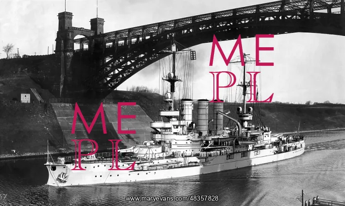 : The ironclad Elsass on her last trip, 1930 : The ironclad Elsass on her last trip, 1930