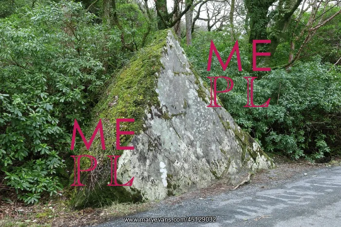 : Ironing Stone, Kylemore Abbey, County Galway, Ireland : Ironing Stone, Kylemore Abbey, County Galway, Ireland