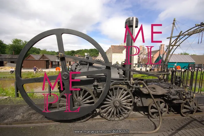 : Ironwork at Blists Hill Museum, Shropshire : Ironwork at Blists Hill Museum, Shropshire