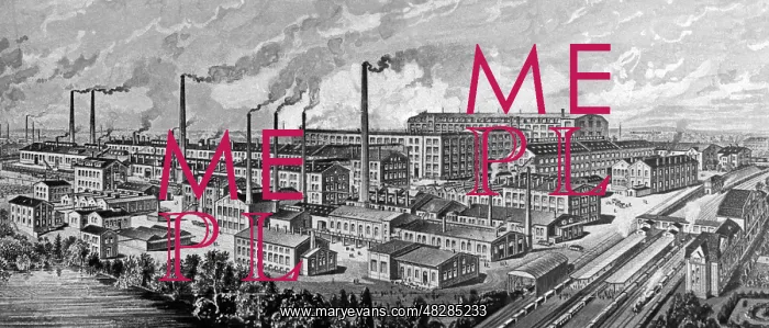 : Ironworks in Solingen, 1870s : Ironworks in Solingen, 1870s